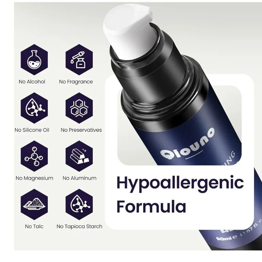 2-pack Qiouno Ball Deodorant for Men‎ Botanical Formula Refreshing Lotion
